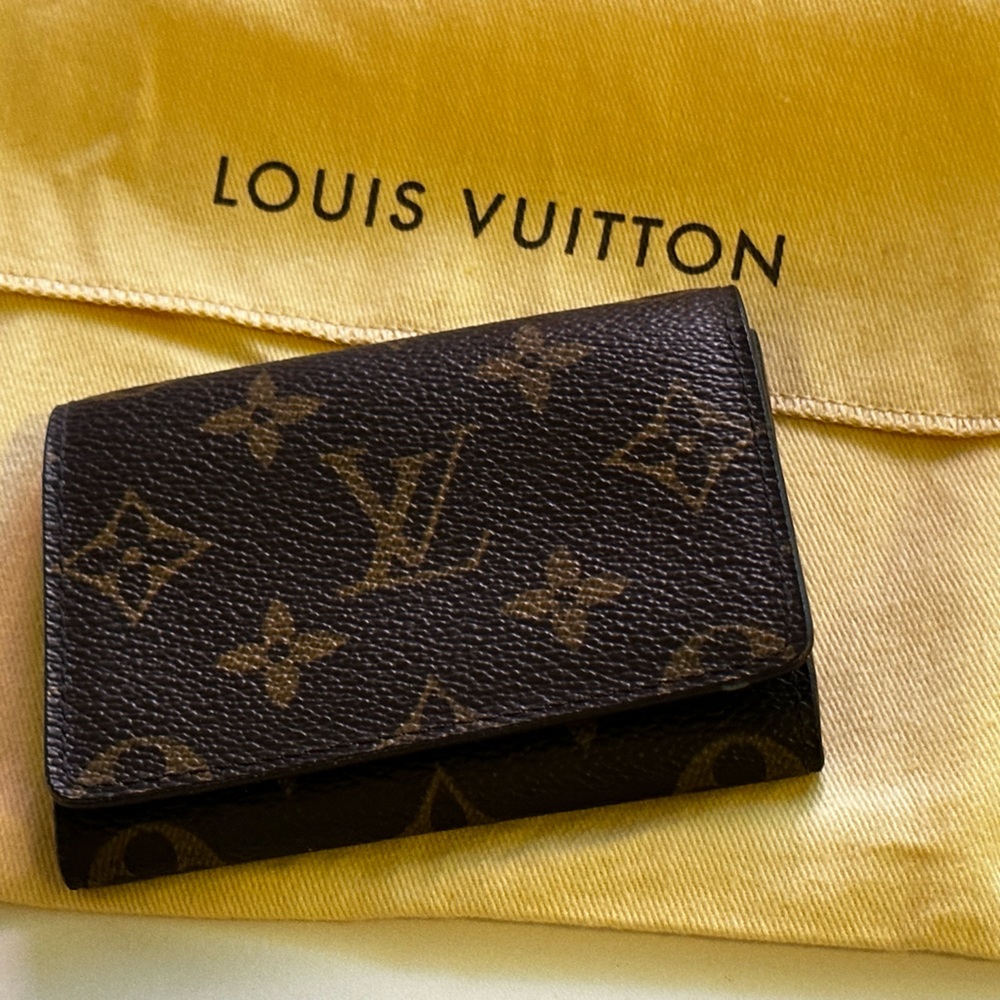 Louis Vuitton Monogram Envelope Style Business Card Holder